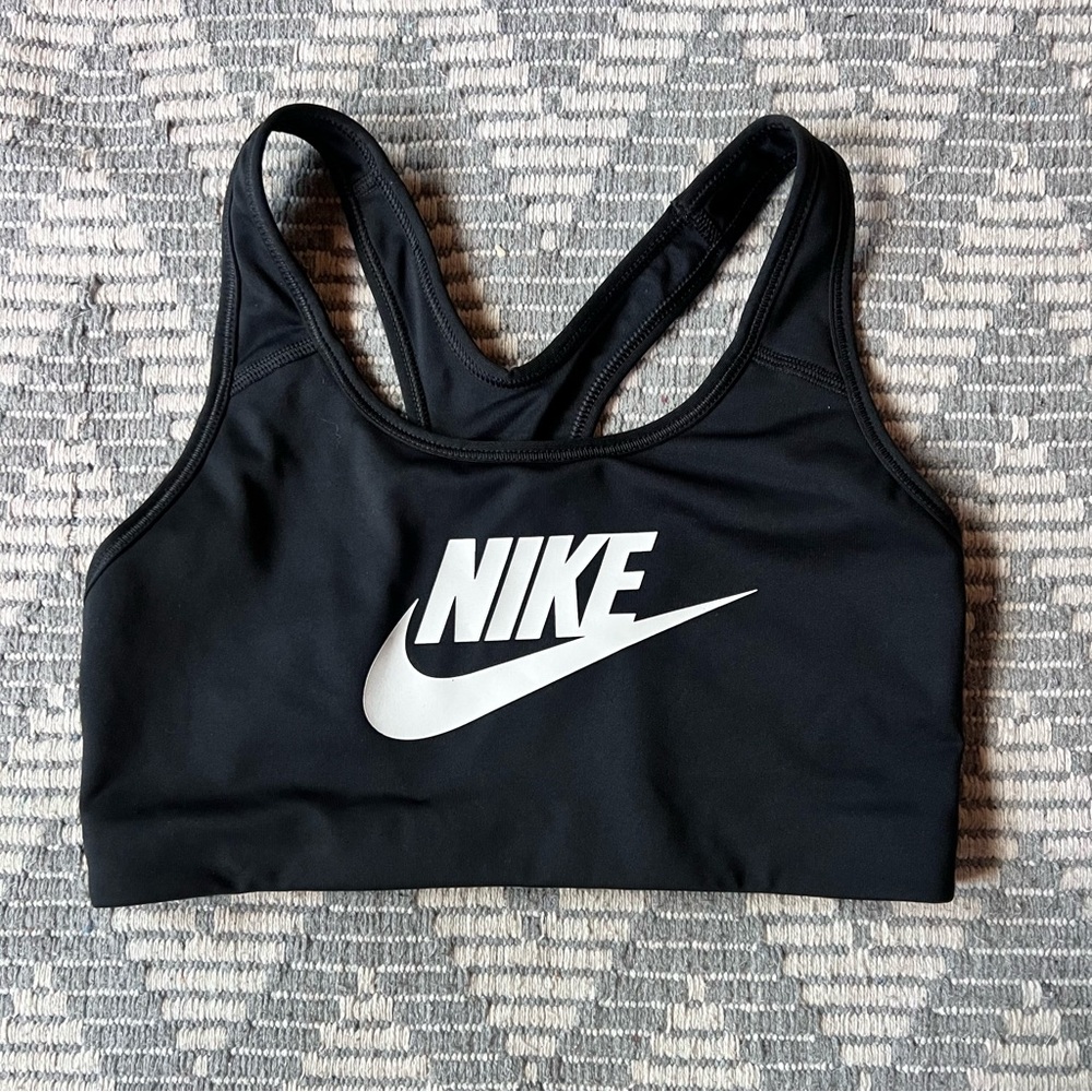 Nike Black Size Small Dri-Fit Sports Bra Excellent Condition